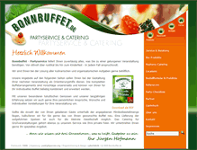 Tablet Screenshot of bonnbuffet.de